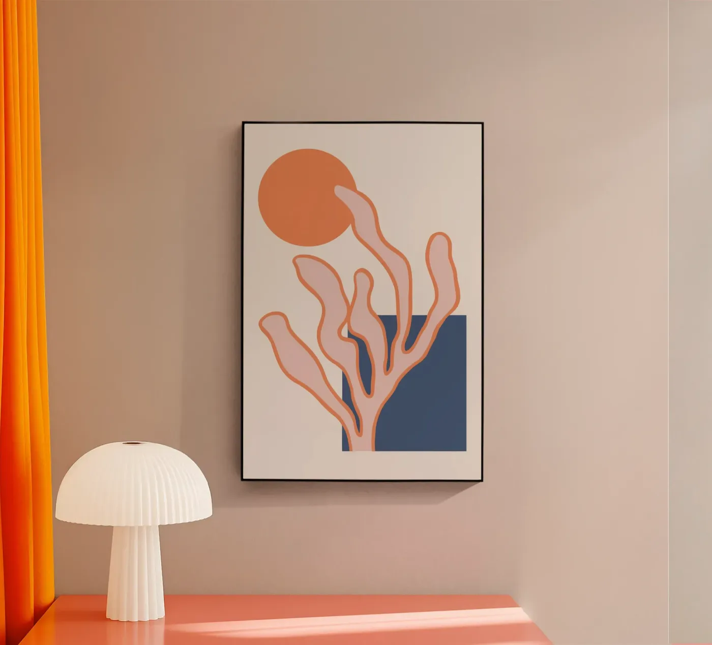 Danza del corallo celeste plexiglass da Stone Patina