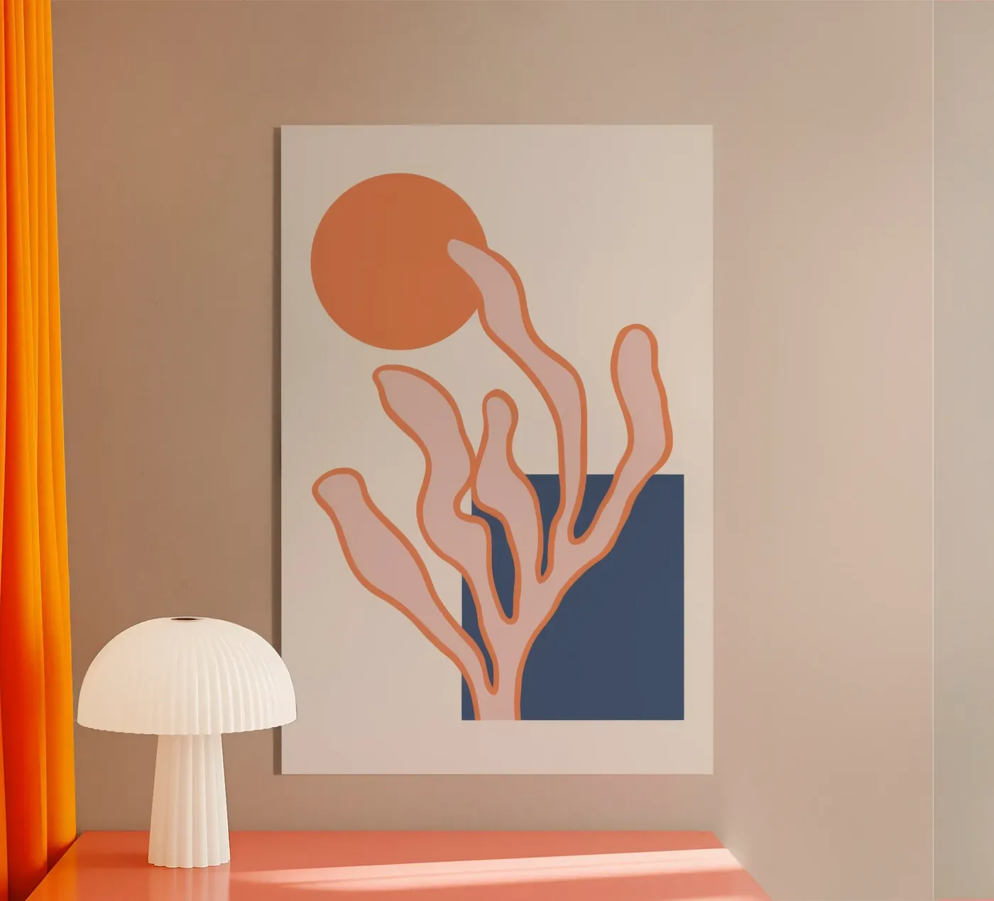 Danza del corallo celeste plexiglass da Stone Patina