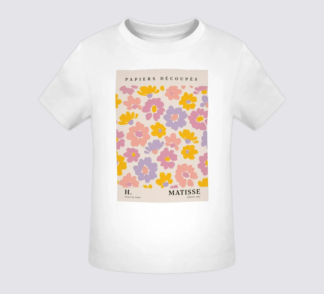 Texture dei fiori maglietta neonato da Vonda Shop