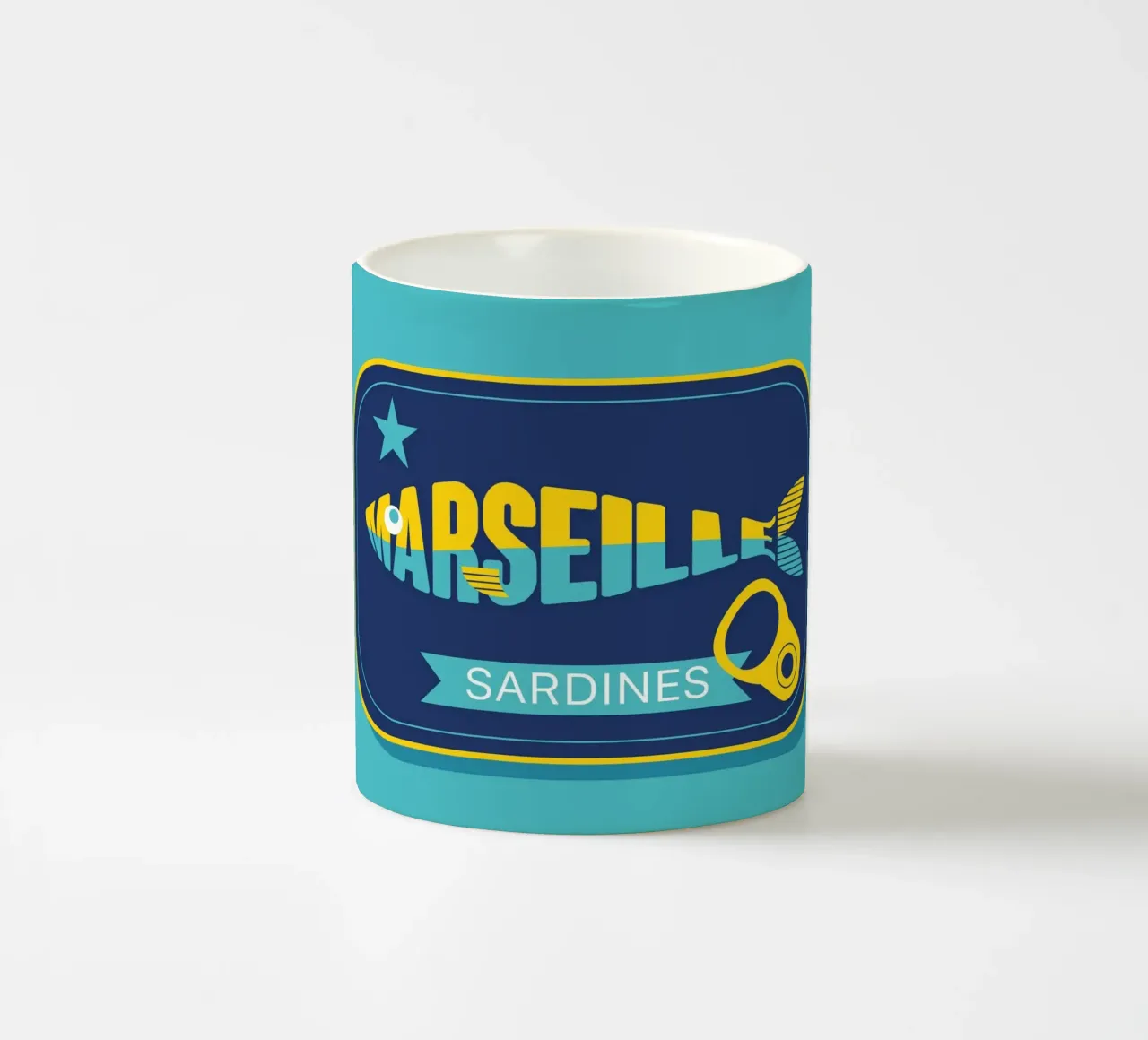 Sardina di Marsiglia tazza in ceramica da Raphaël Delerue