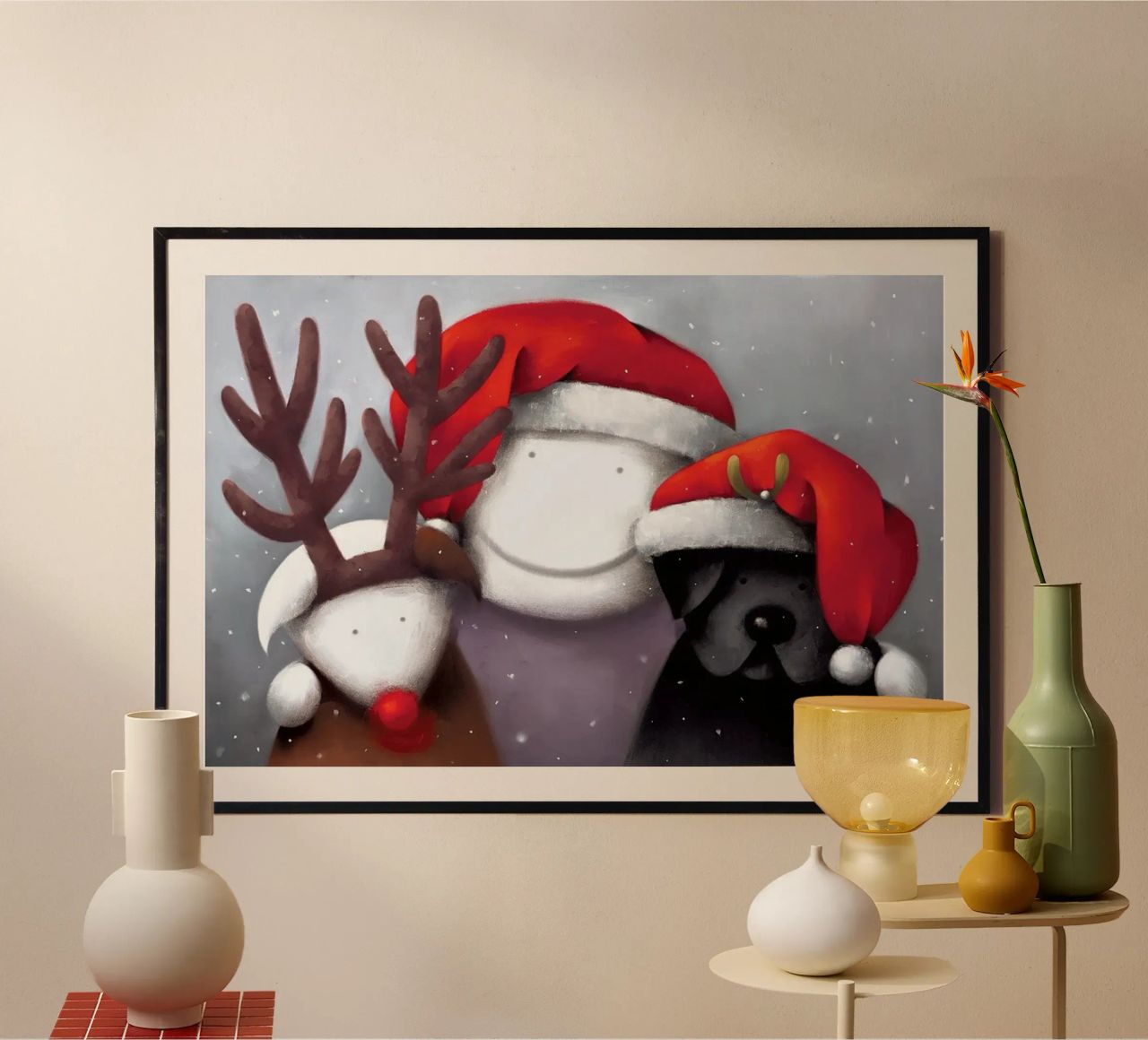 Ho Ho Ho door Doug Hyd poster van Hyde Hi