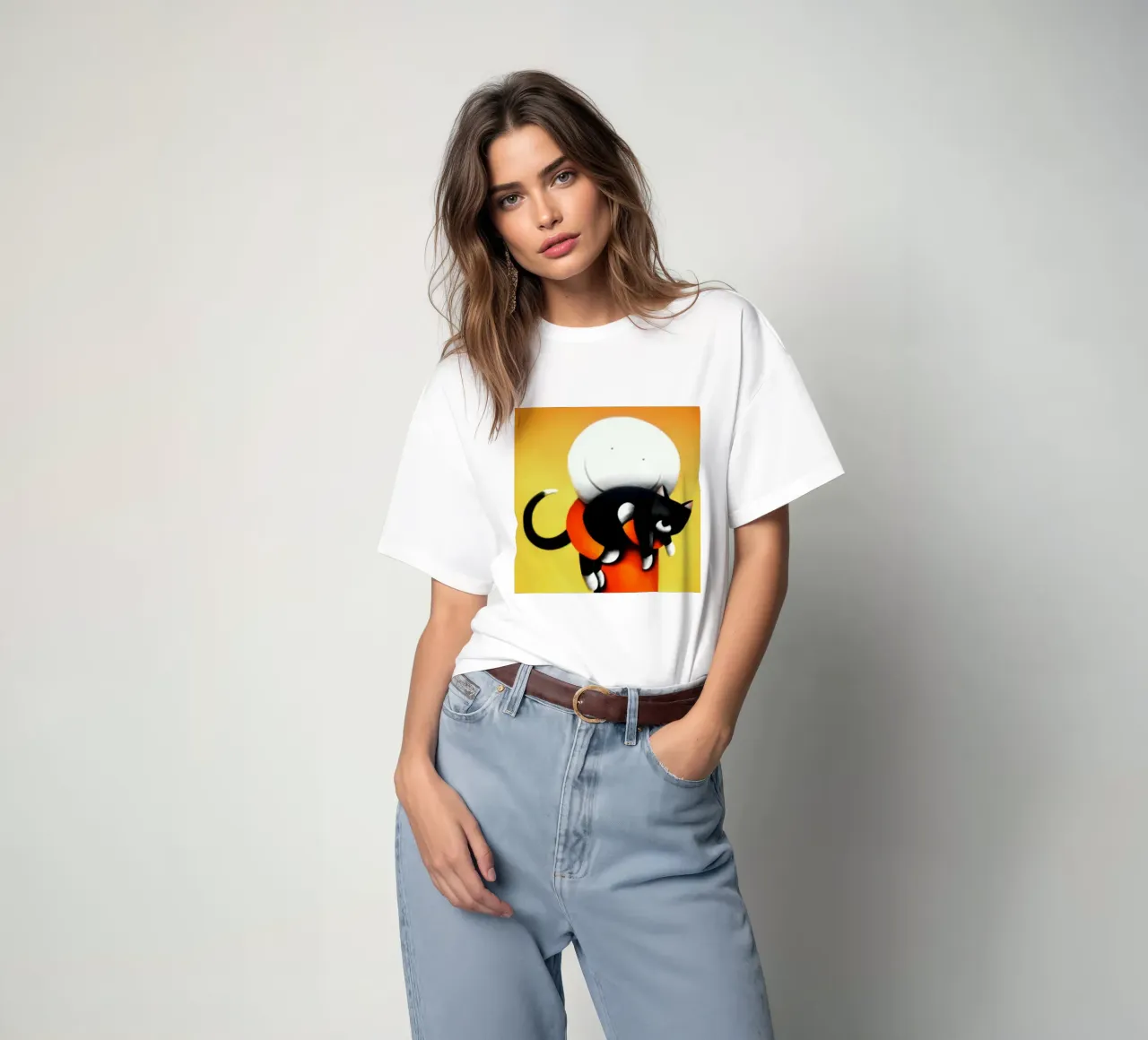 gatti in pigiama donna gatto Doug Hyde t-shirt da Hyde Hi