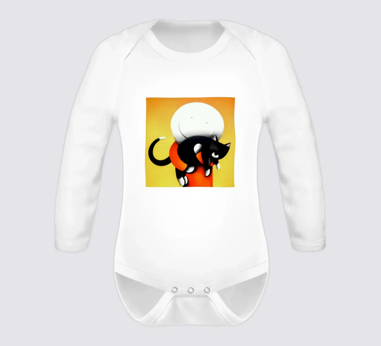 Katzen Pyjamas Katze Dame Doug Hyde Langarm Babybody von Hyde Hi