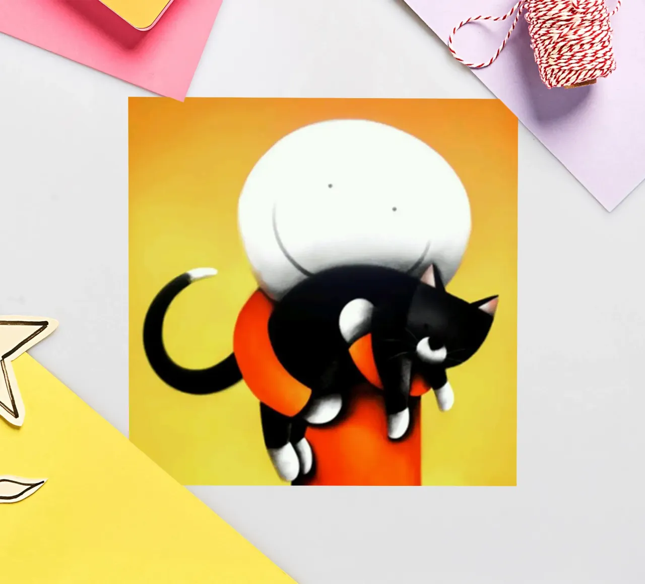 cats pajamas cat lady Doug Hyde sticker by Hyde Hi