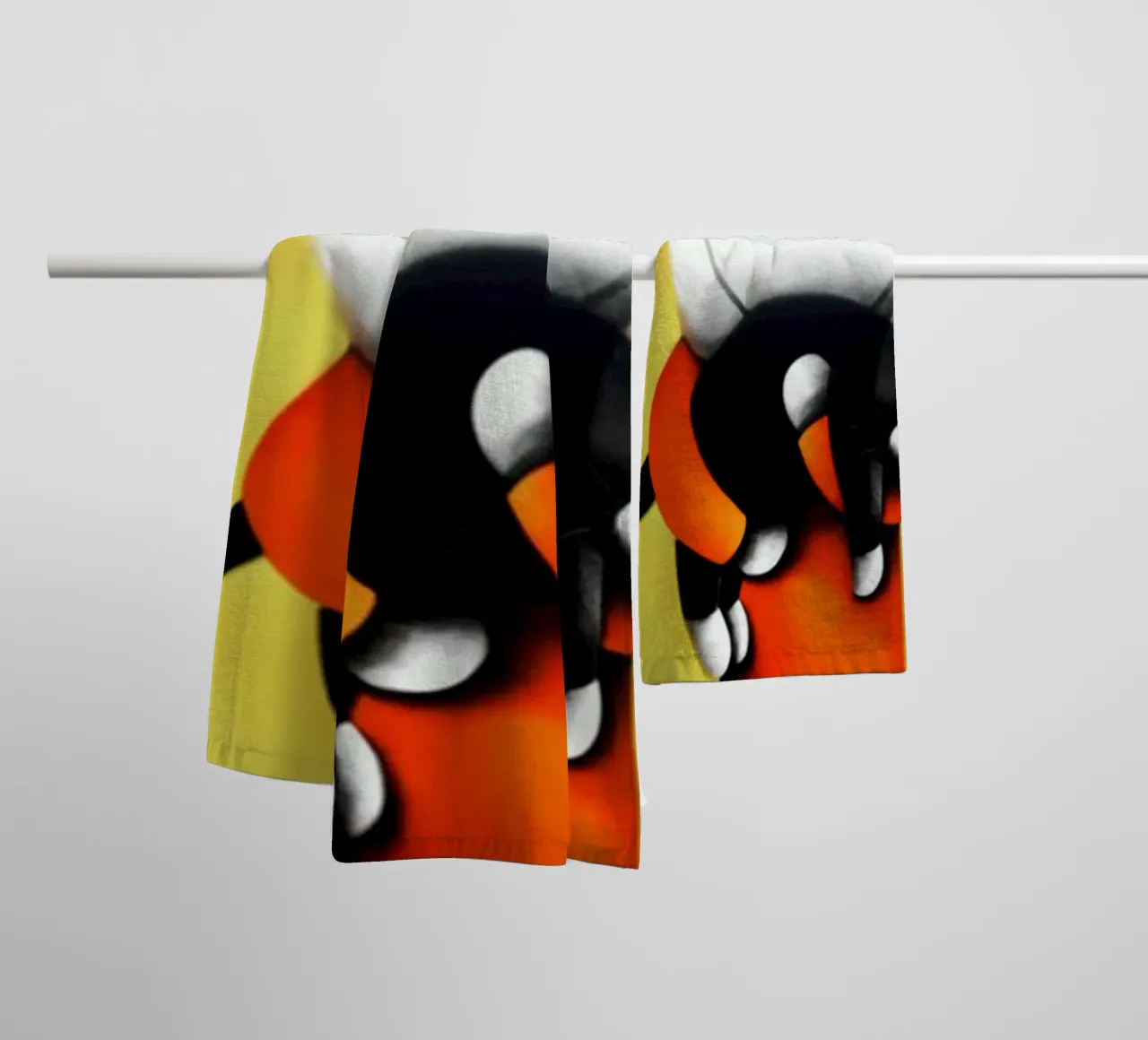 gatti in pigiama donna gatto Doug Hyde asciugamano da bagno da Hyde Hi