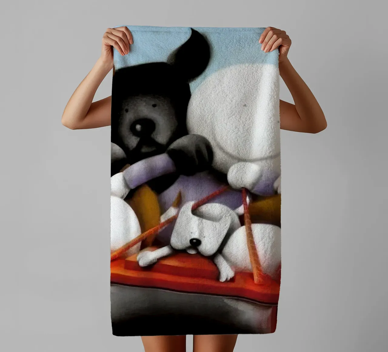 Tieni duro di Doug Hyd asciugamano da bagno da Hyde Hi