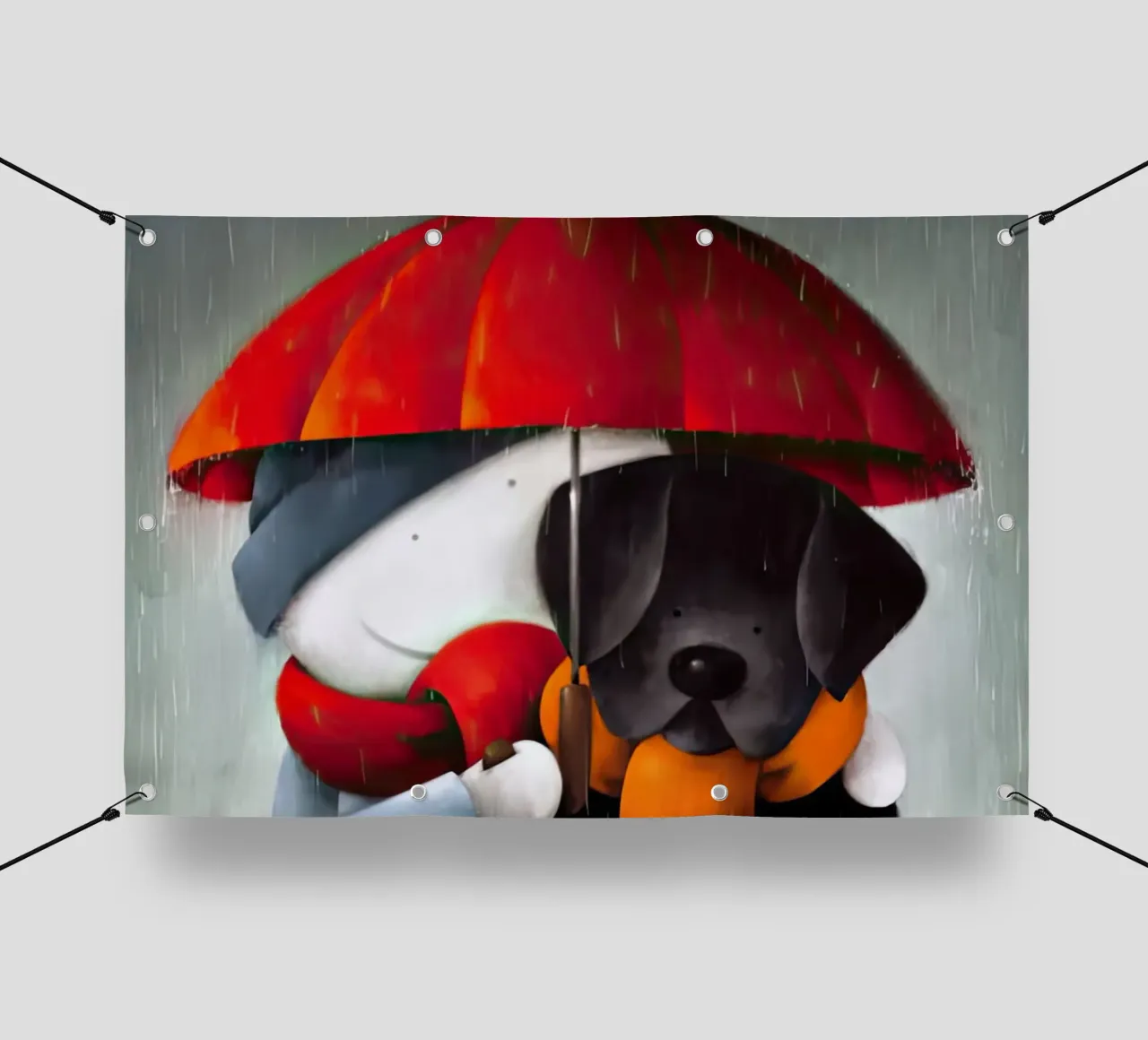 Docciato d'amore di Doug Hyde telo in pvc da Hyde Hi