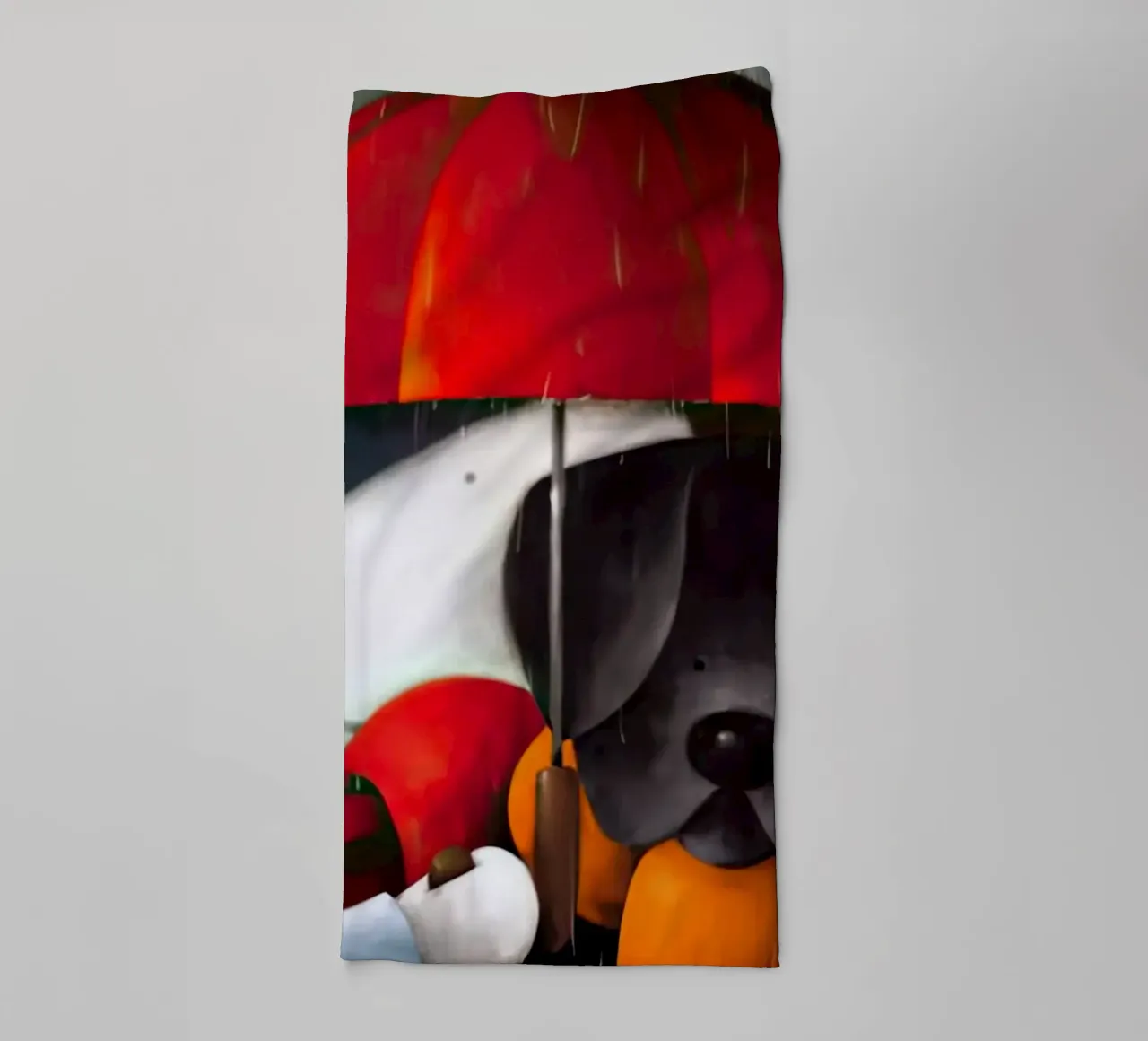 Docciato d'amore di Doug Hyde asciugamano da bagno da Hyde Hi