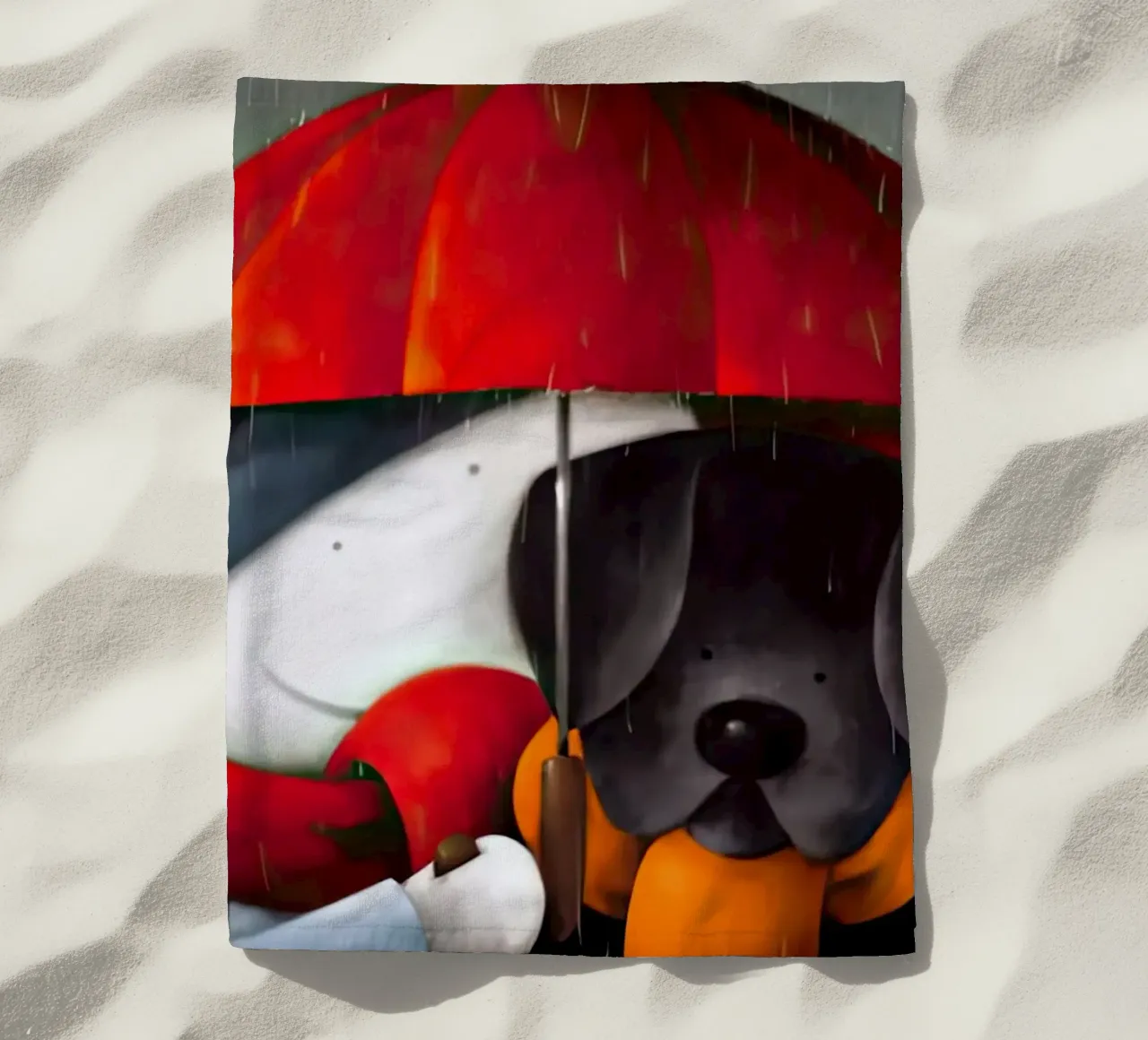 Docciato d'amore di Doug Hyde telo mare da Hyde Hi