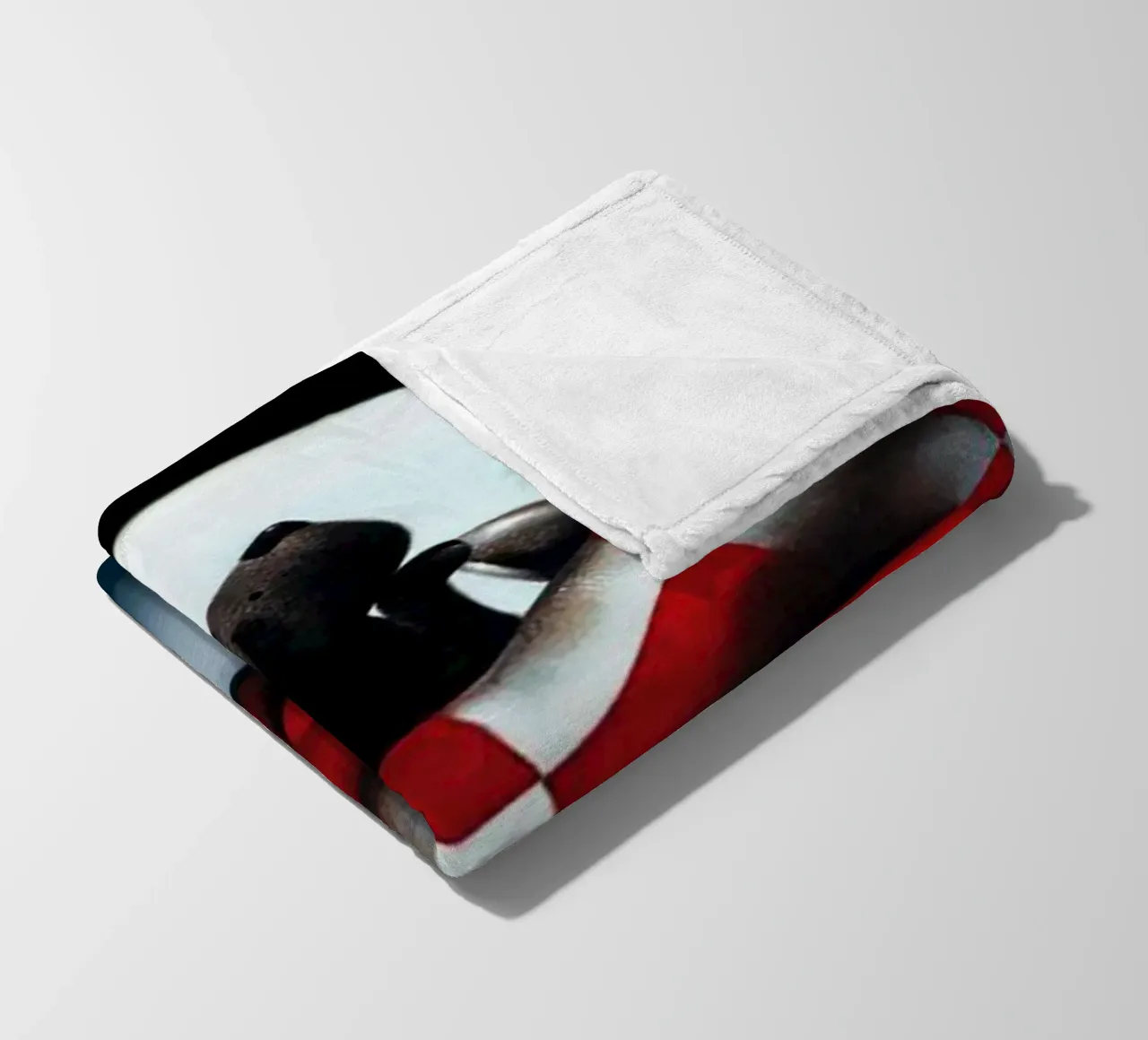 The Moon and Back by Doug Hyde fleece blanket by Hyde Hi