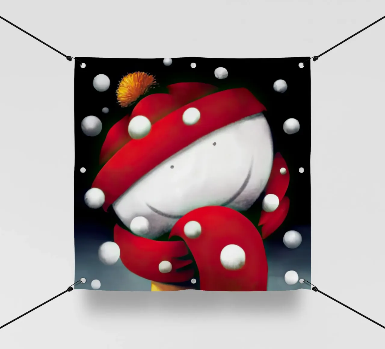 Sorrisi d'inverno di Doug Hyde telo in pvc da Hyde Hi