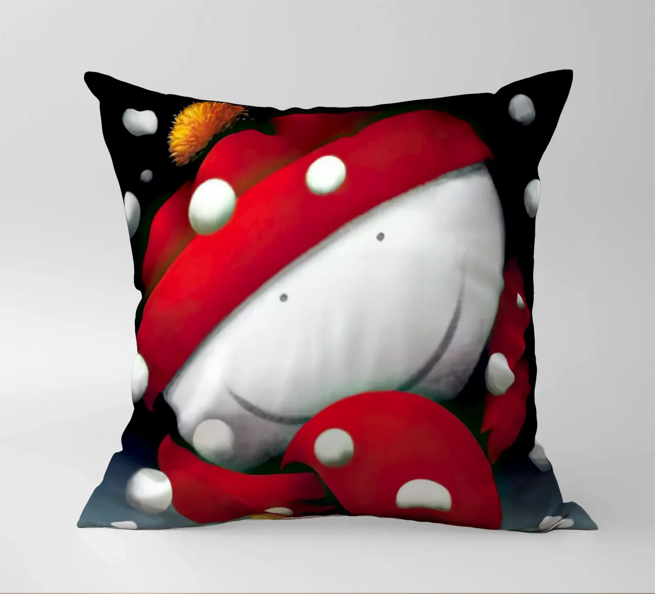 Sorrisi d'inverno di Doug Hyde cuscino da Hyde Hi