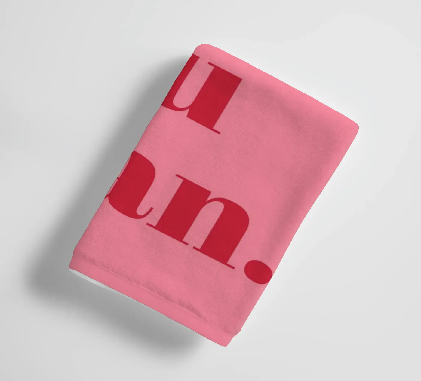 “Yes Girl, You Can” Feminist Empowerment Quote in Bold Red towel by pdigitalprints
