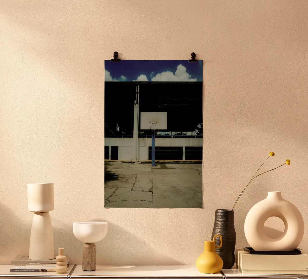 Just a Hoop poster con telaio in plastica da Philipp Reinhard