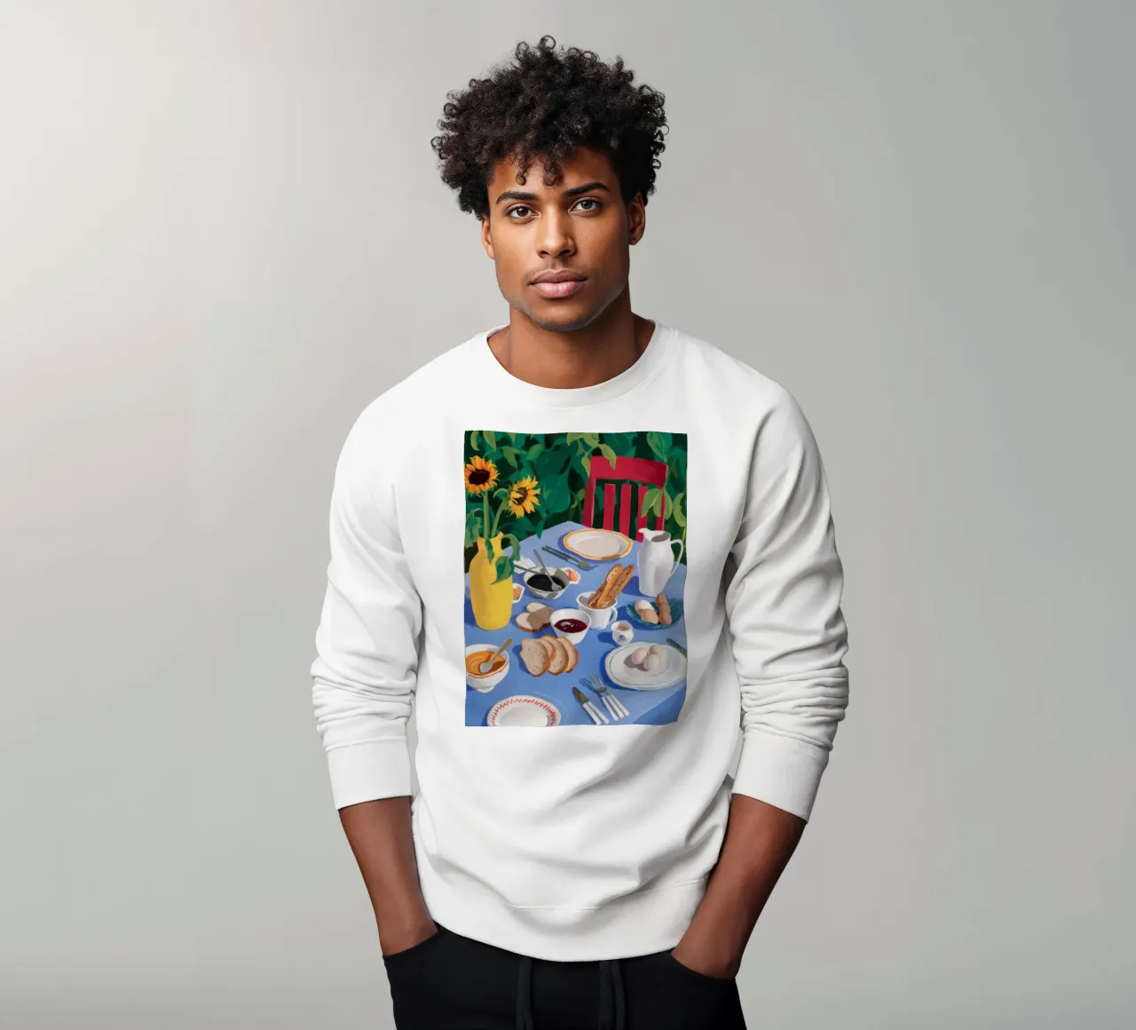 Brunch diffuso al sole felpa da Aurora Muse