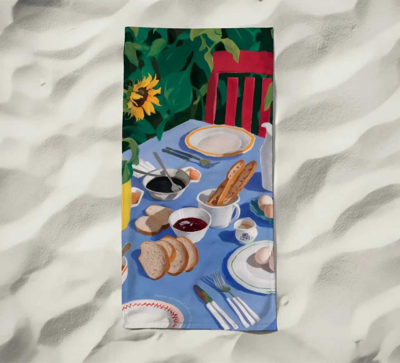 Brunch diffuso al sole telo mare da Aurora Muse