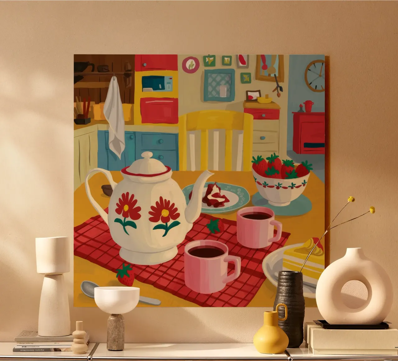 Teiera Cherry Whimsy plexiglass da Aurora Muse