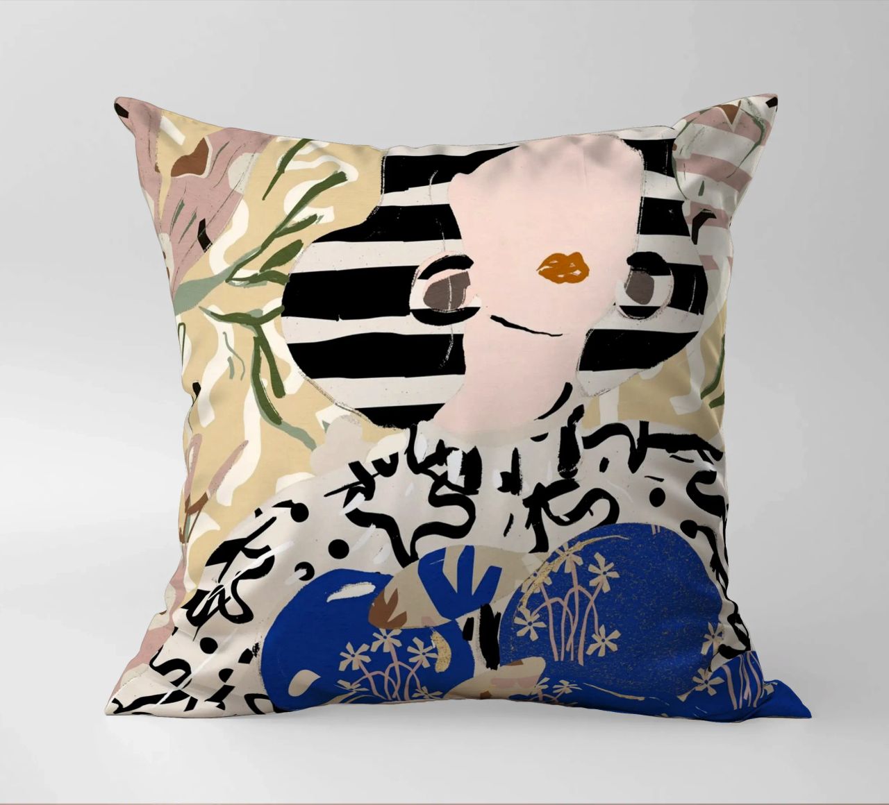 Pattern Play No 20 decorative cushion by treechild
