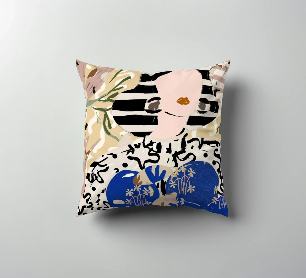 Pattern Play No 20 decorative cushion by treechild
