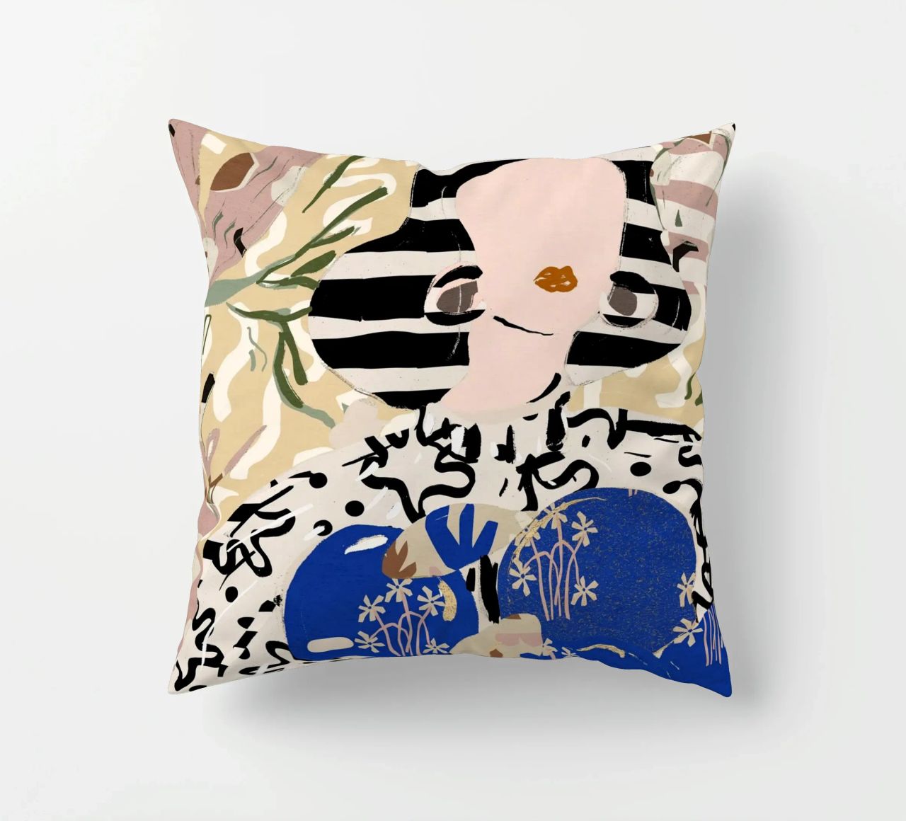 Pattern Play No 20 decorative cushion by treechild