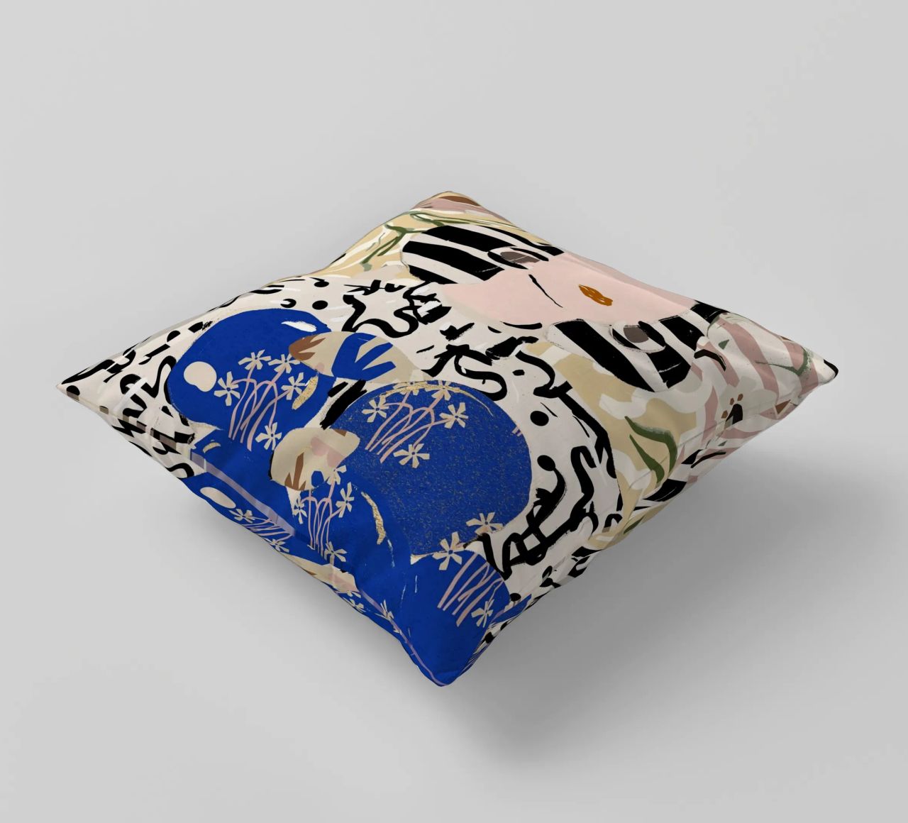 Pattern Play No 20 decorative cushion by treechild