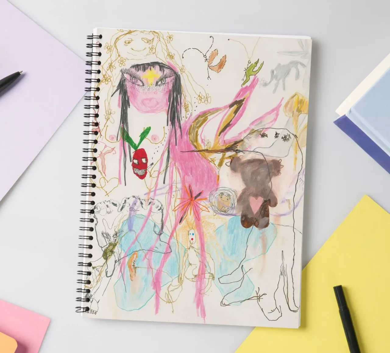 Beatopias spiral notebook by Green