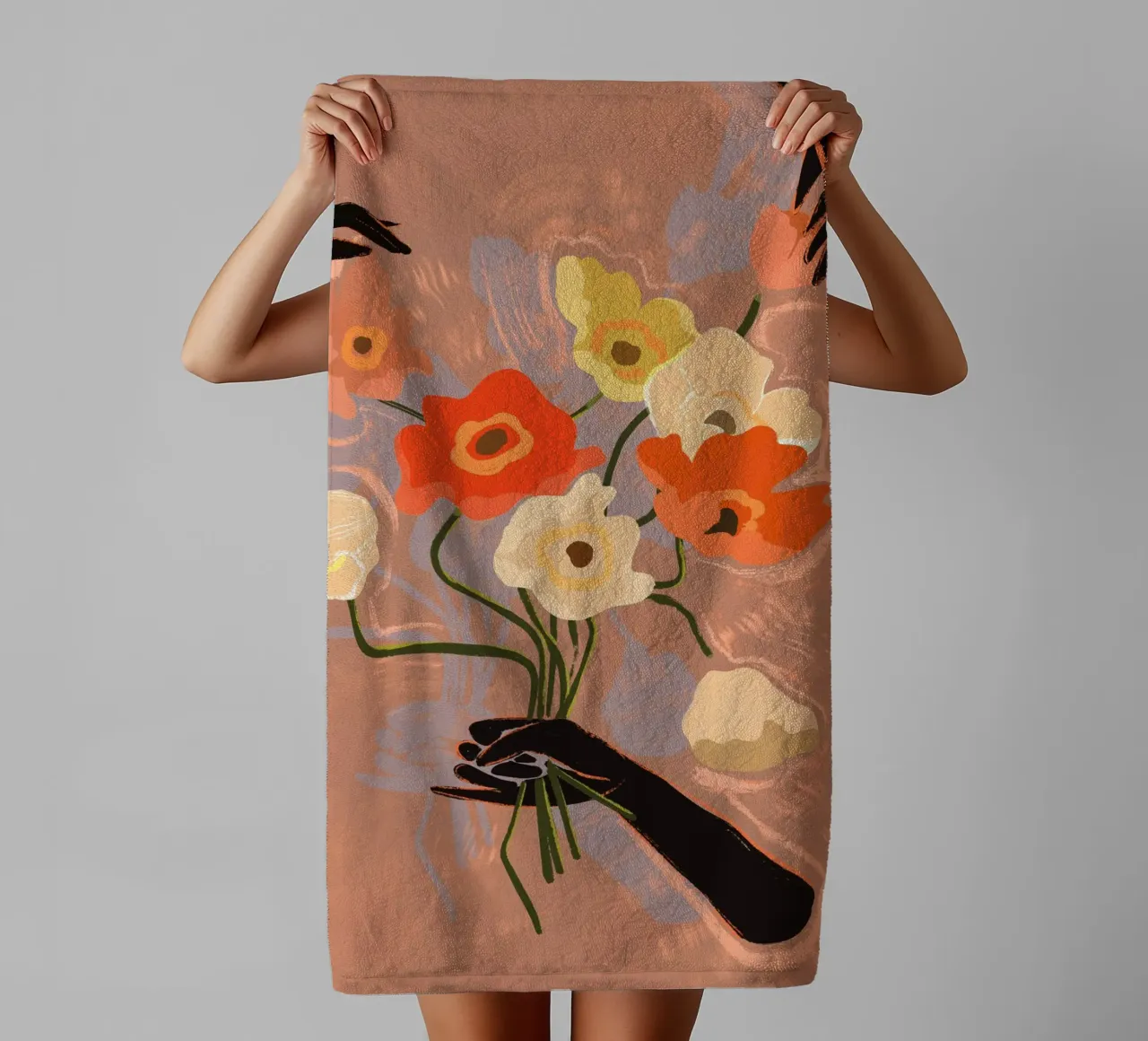Flower Always asciugamano da bagno da Arty Guava