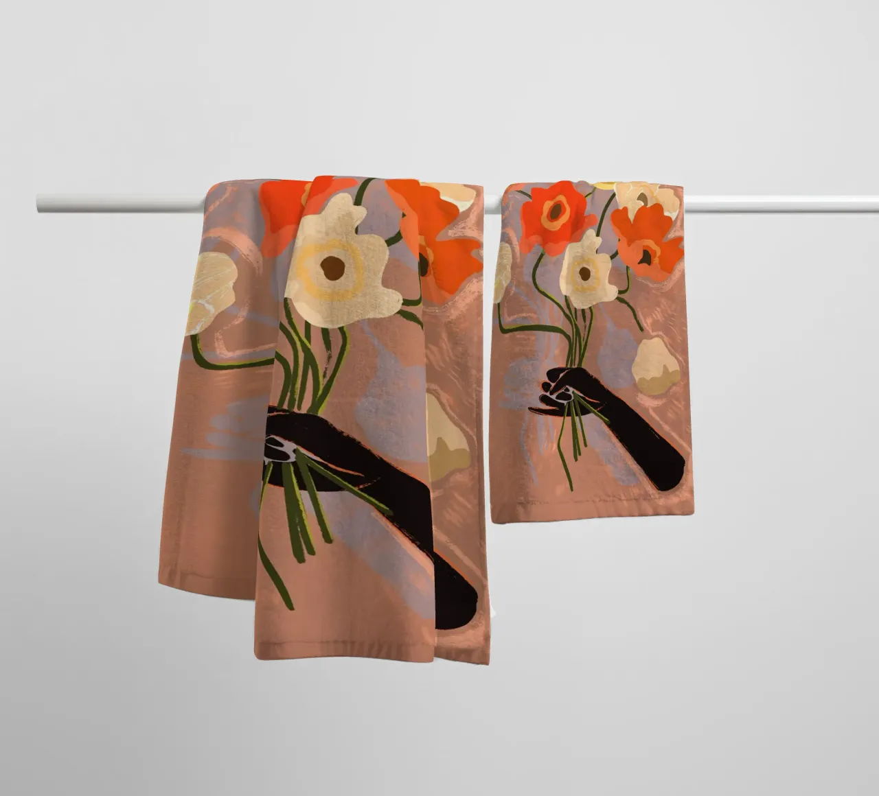 Flower Always asciugamano da bagno da Arty Guava