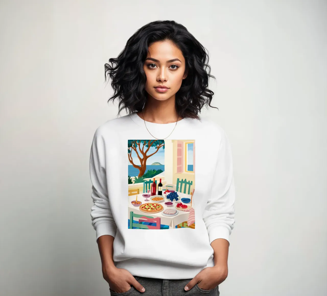 Pranzo in riva al mare Harmony felpa da Aurora Muse