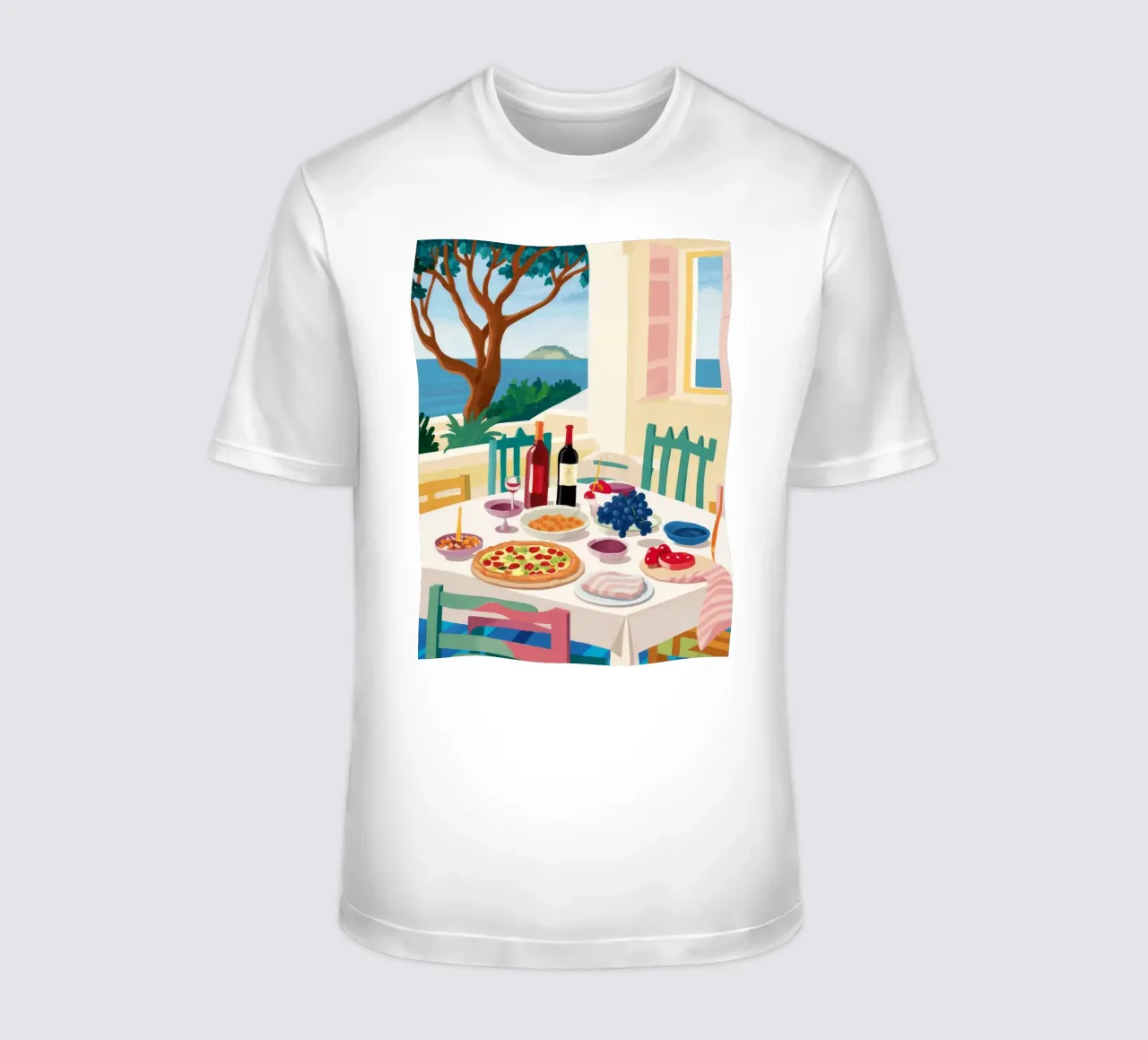 Pranzo in riva al mare Harmony t-shirt da Aurora Muse