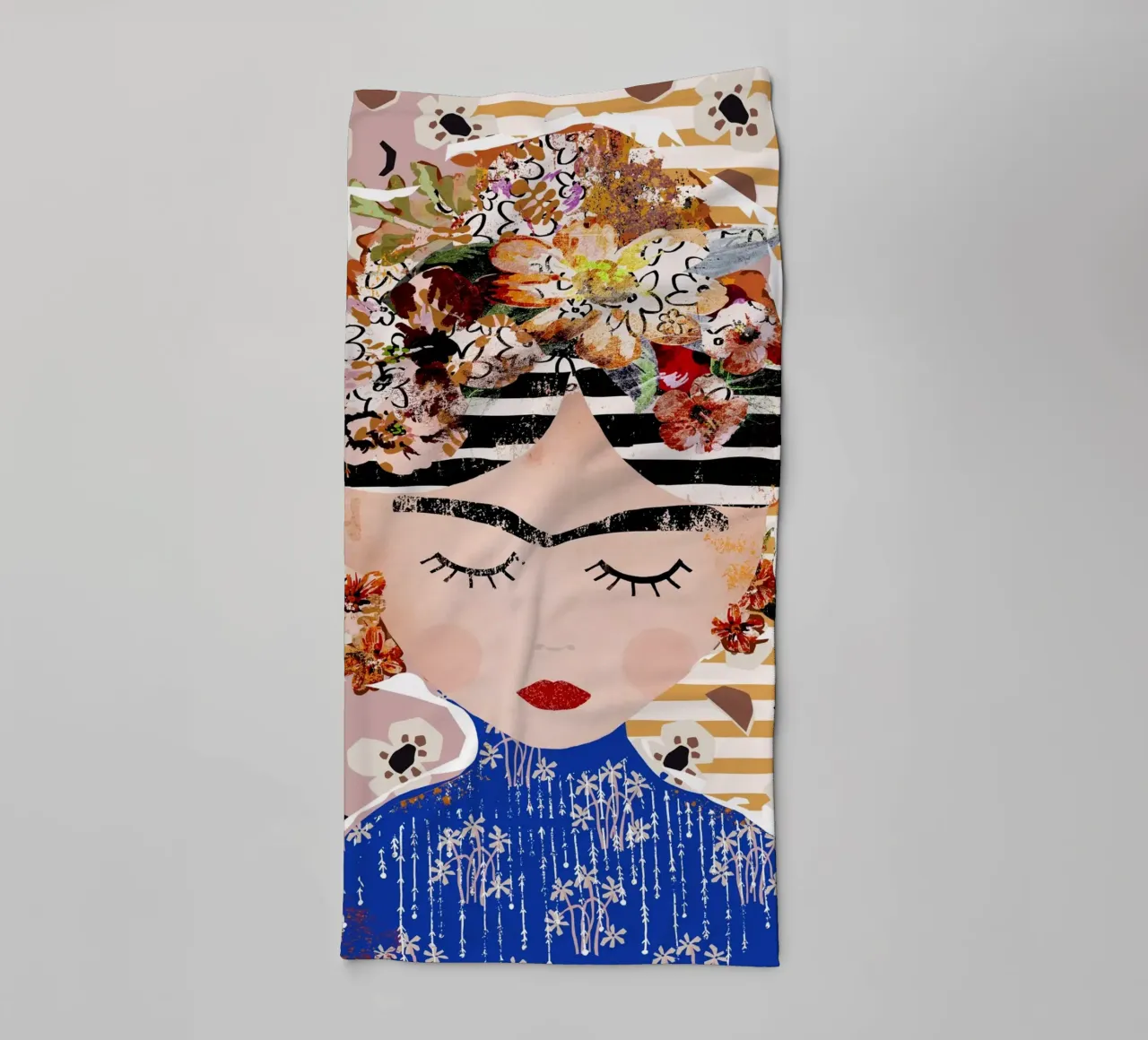 Pattern Play No 21 (Frida) towel by treechild