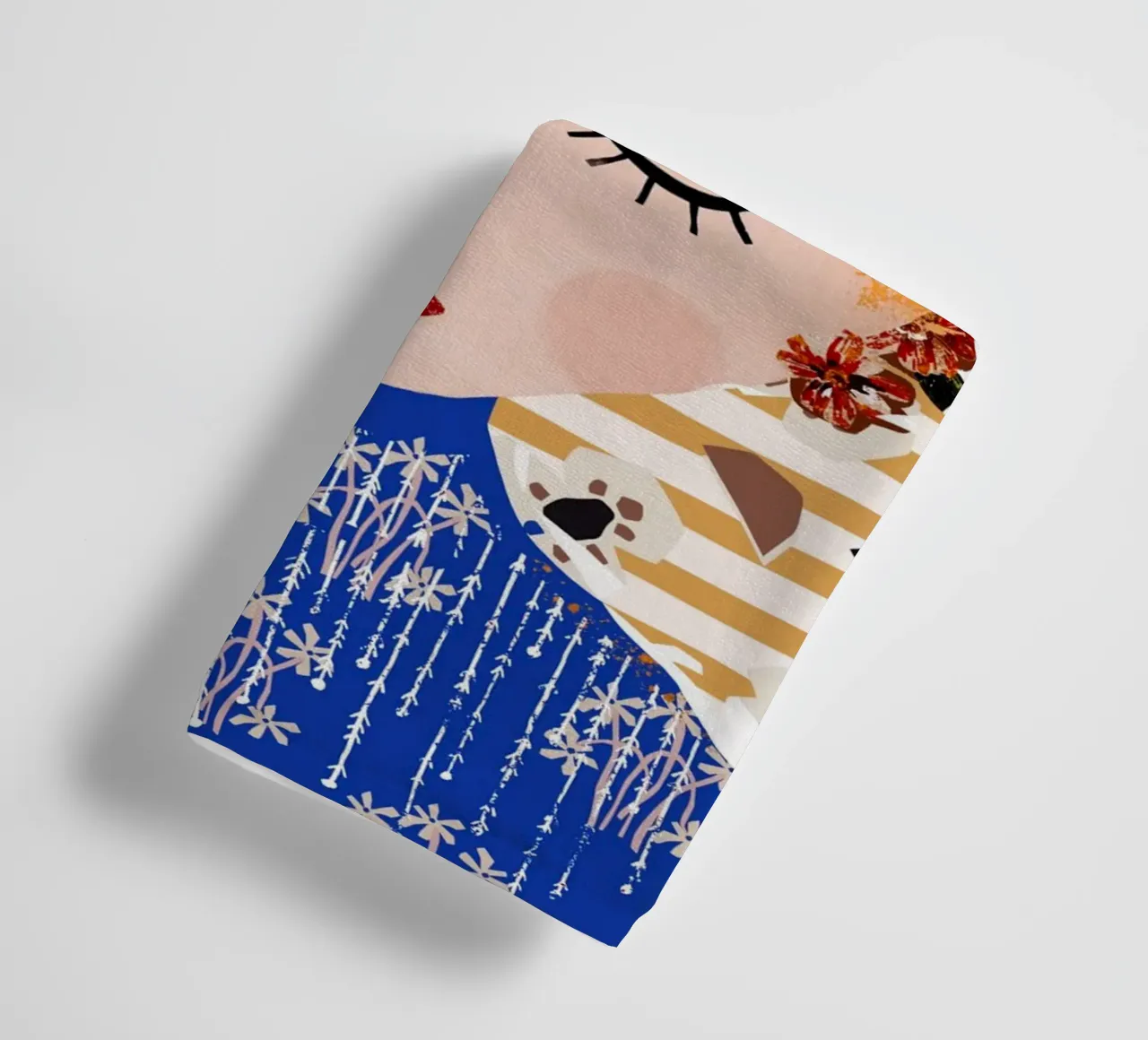 Pattern Play No 21 (Frida) towel by treechild