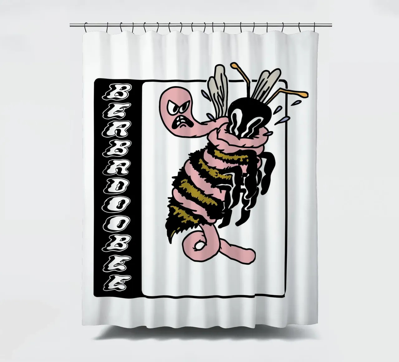 Bee Big Duschvorhang von Green