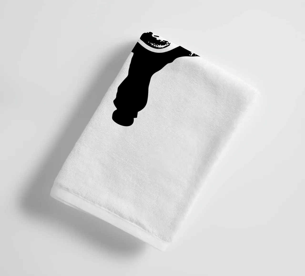 Bianco e nero asciugamano da bagno da Green