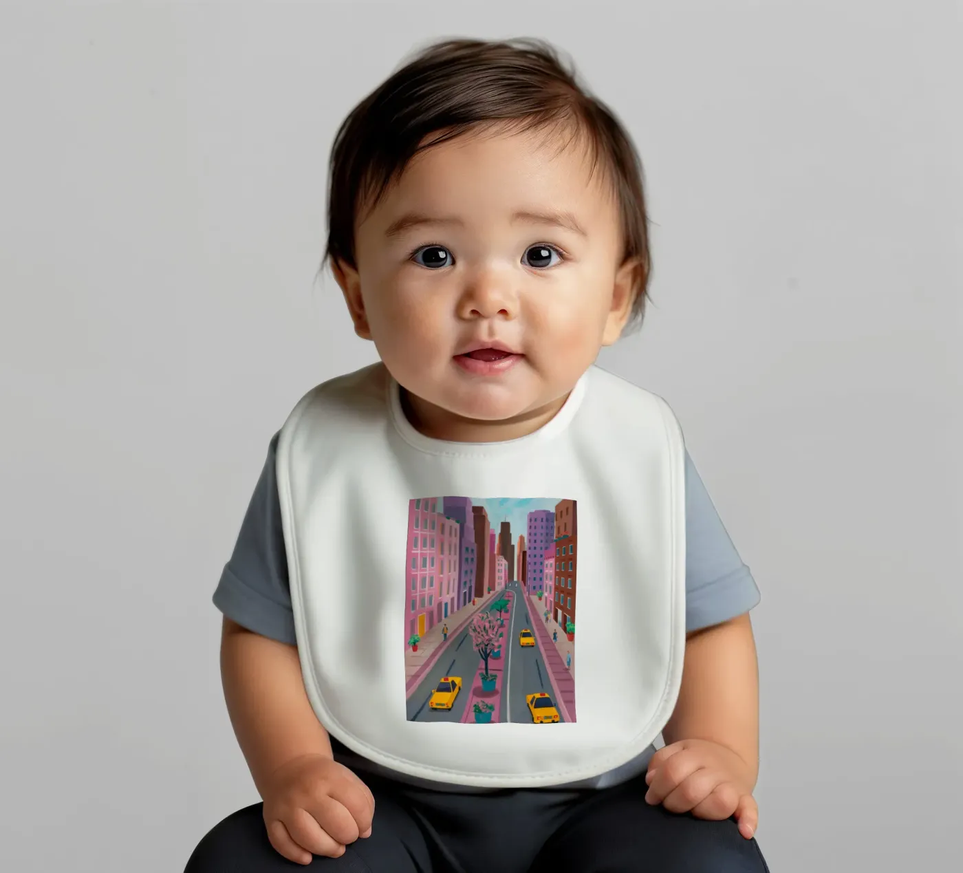 City Spring Flow Babylätzchen von Aurora Muse