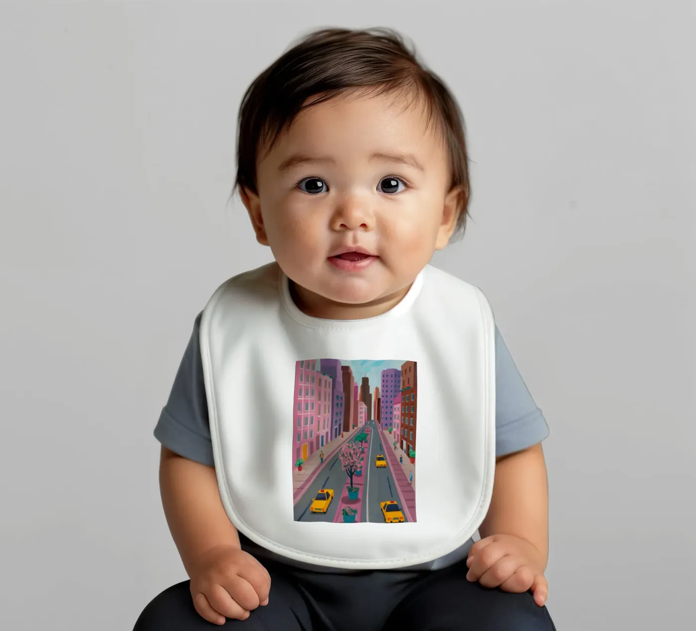 City Spring Flow Babylätzchen von Aurora Muse