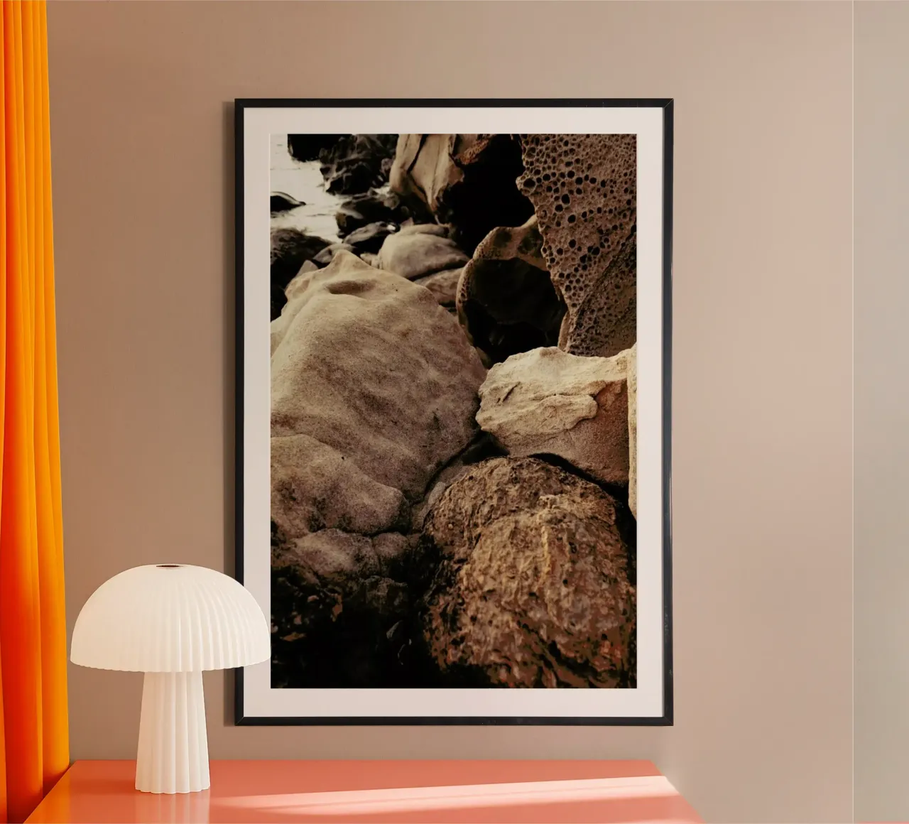 Golden Hour Rocks carta hahnemühle da Sebastian Hilgetag