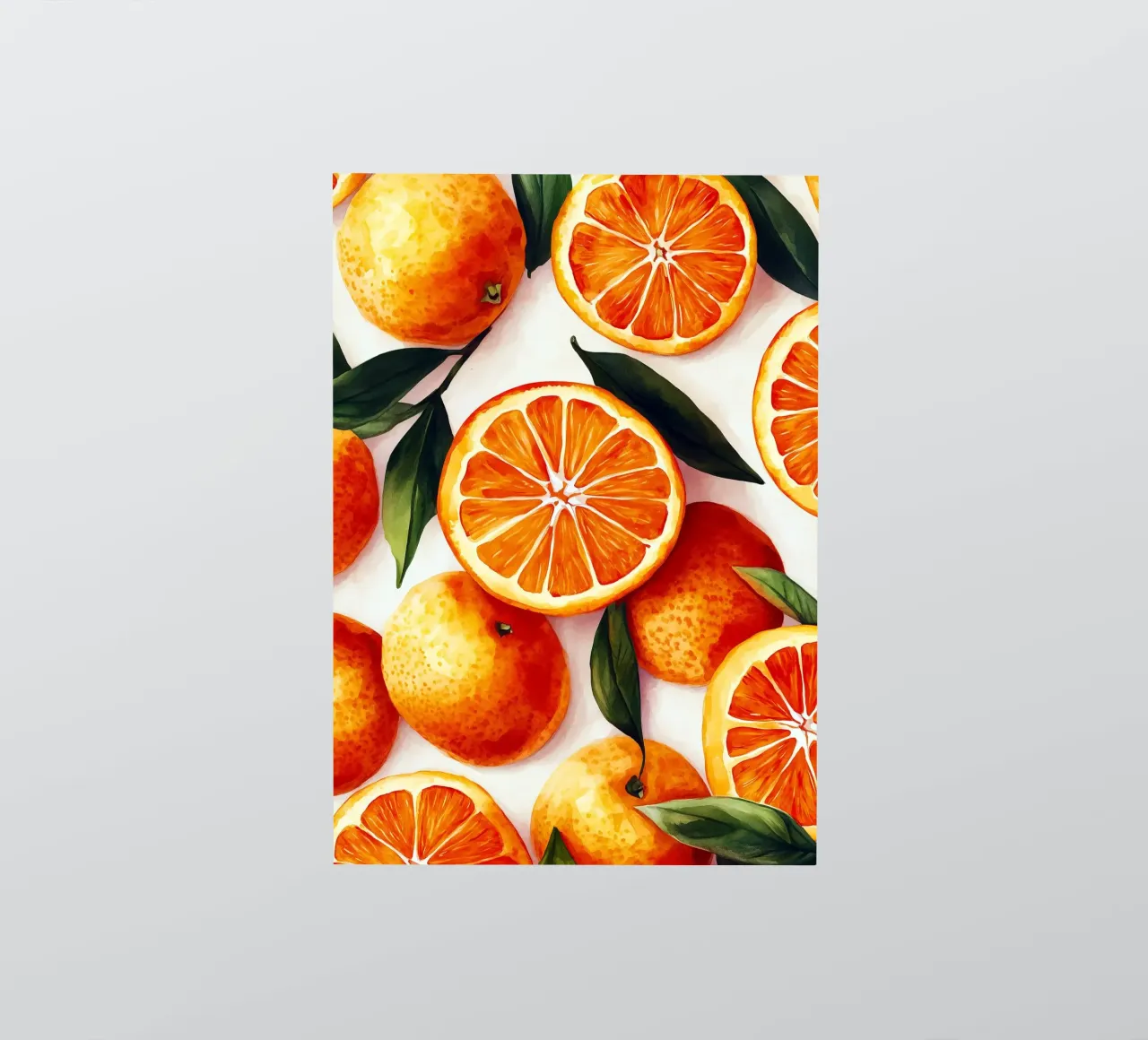 Orangen Sticker von Justyna Jaszke JBJart