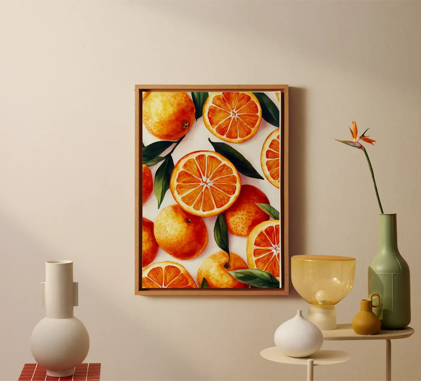 Oranges canvas by Justyna Jaszke JBJart