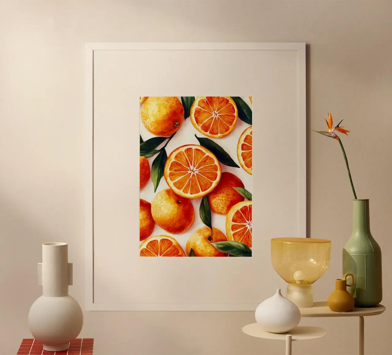 Oranges poster by Justyna Jaszke JBJart