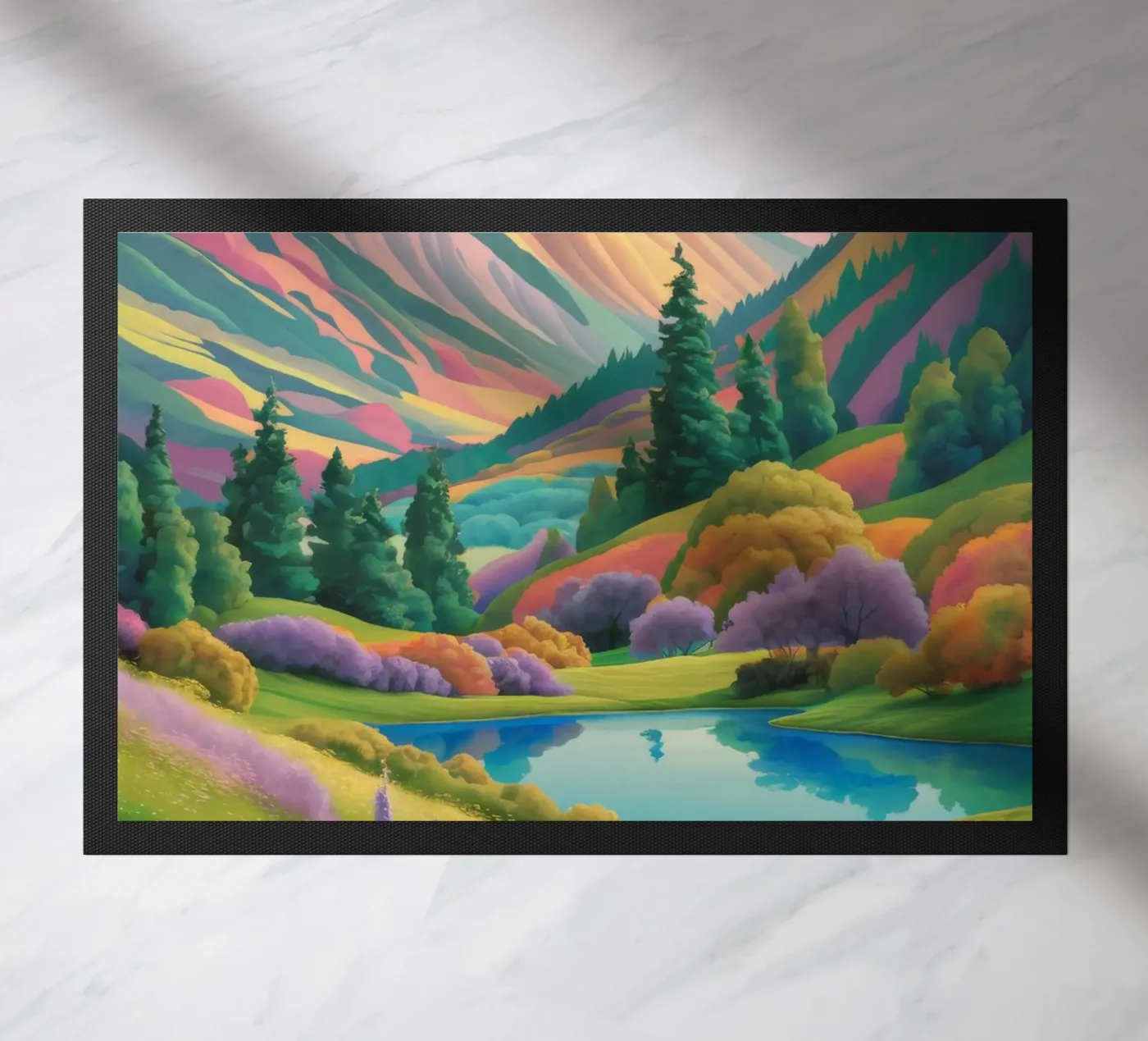 Bergweide Vrede deurmat van Aurora Muse