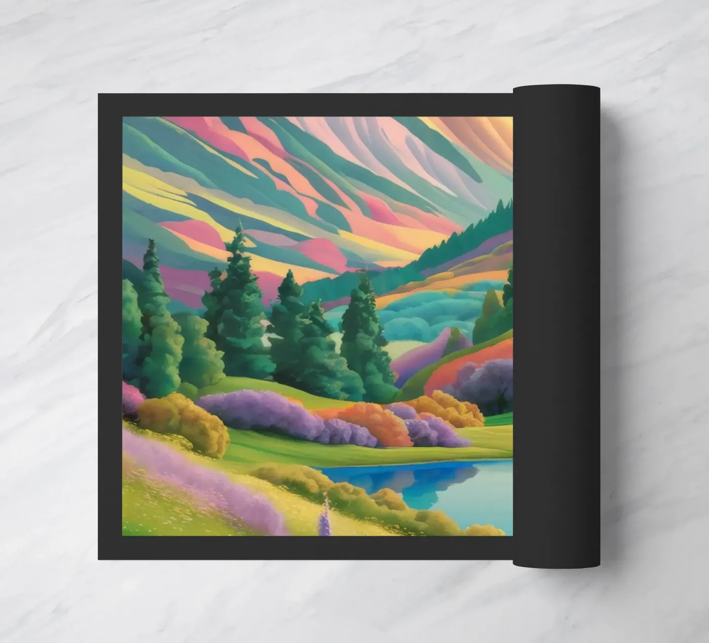 Bergweide Vrede deurmat van Aurora Muse