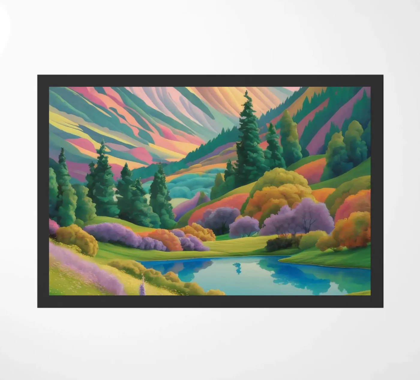 Bergweide Vrede deurmat van Aurora Muse
