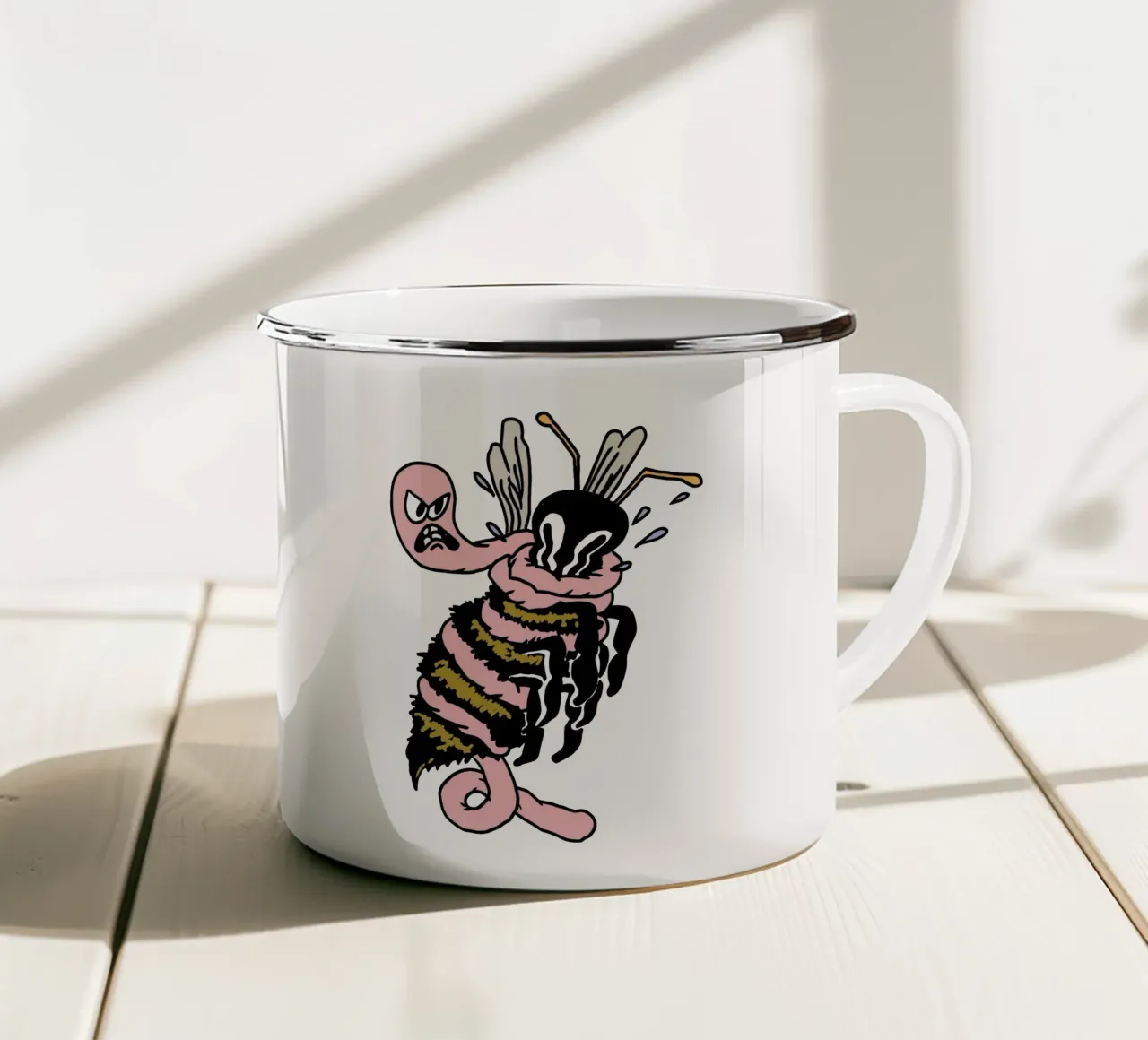 fittizio tazza in smalto da Green