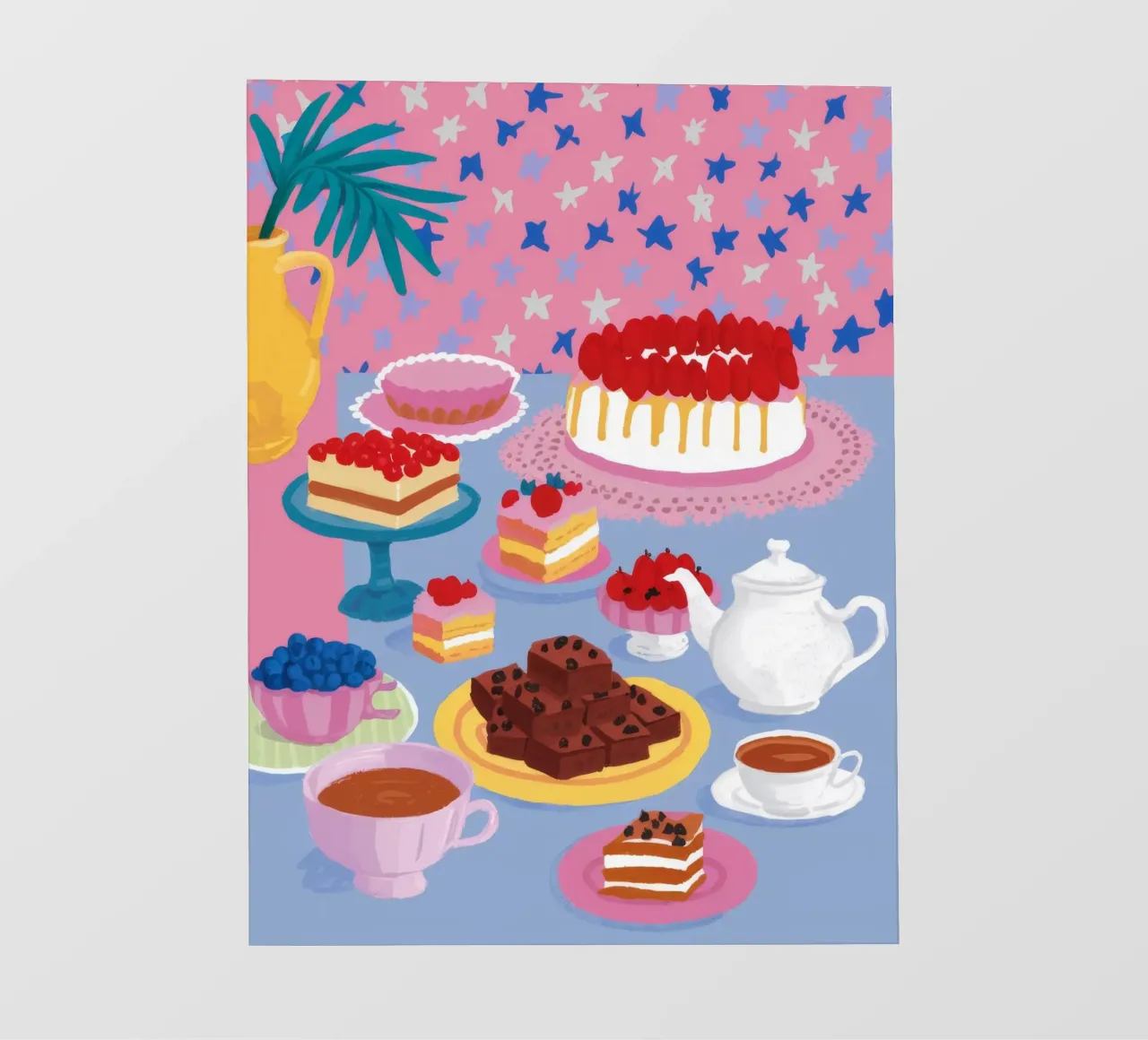 Sogno di un dessert pomeridiano telo in pvc da Aurora Muse