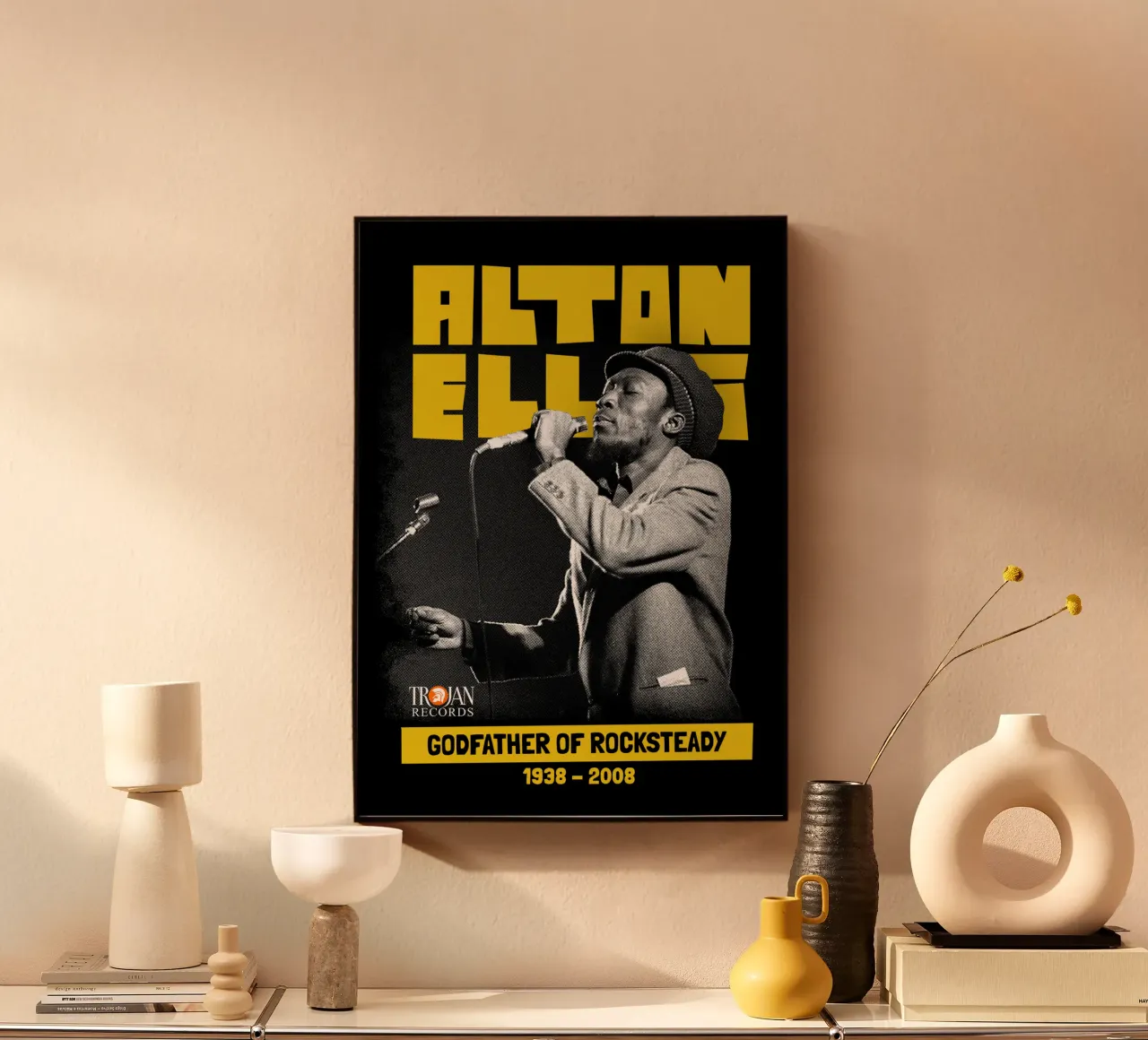 Alton Ellis - Godfather Of Rocksteady 1938 - 2008 plexiglass da Nadirsungga