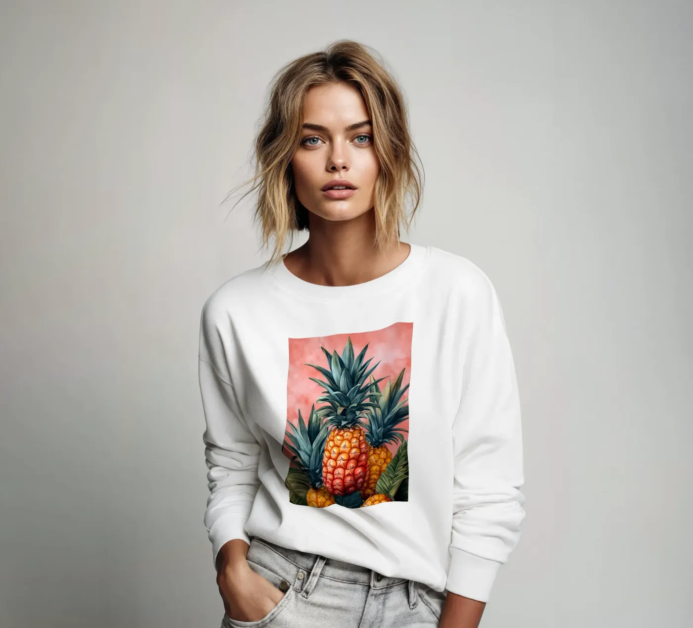 Ananas felpa da Justyna Jaszke JBJart