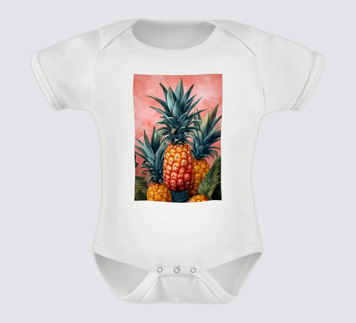 Ananas body neonato maniche corte da Justyna Jaszke JBJart