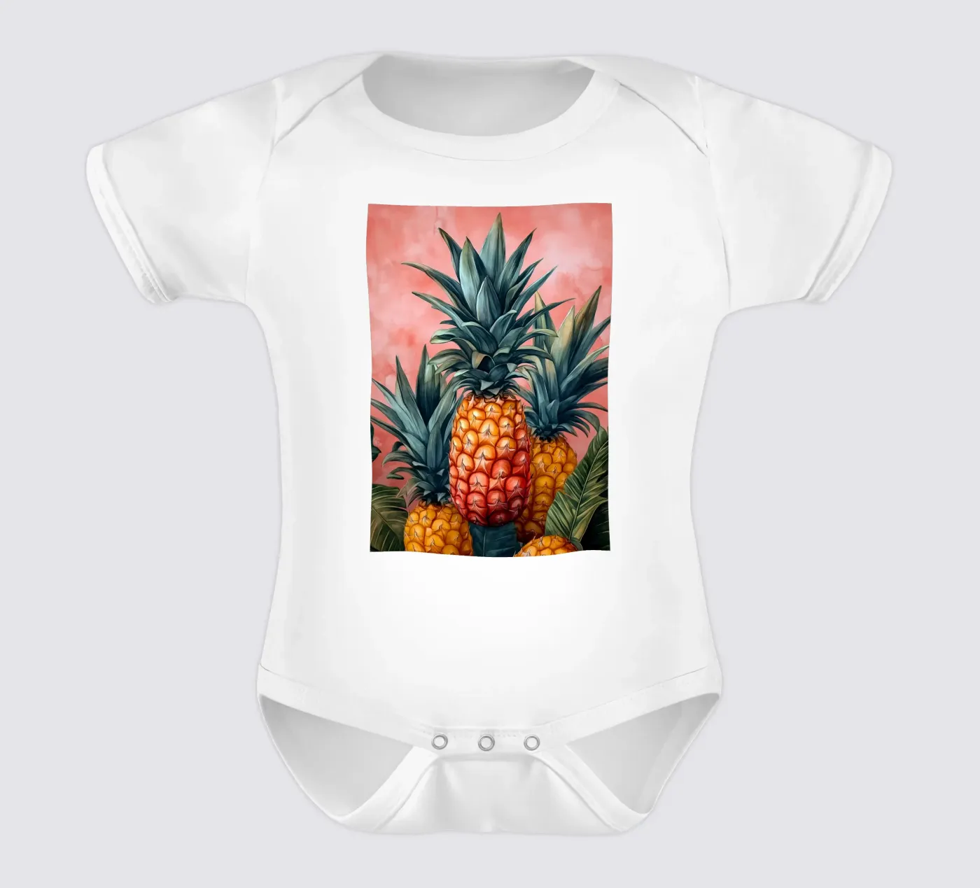 Ananas body neonato maniche corte da Justyna Jaszke JBJart