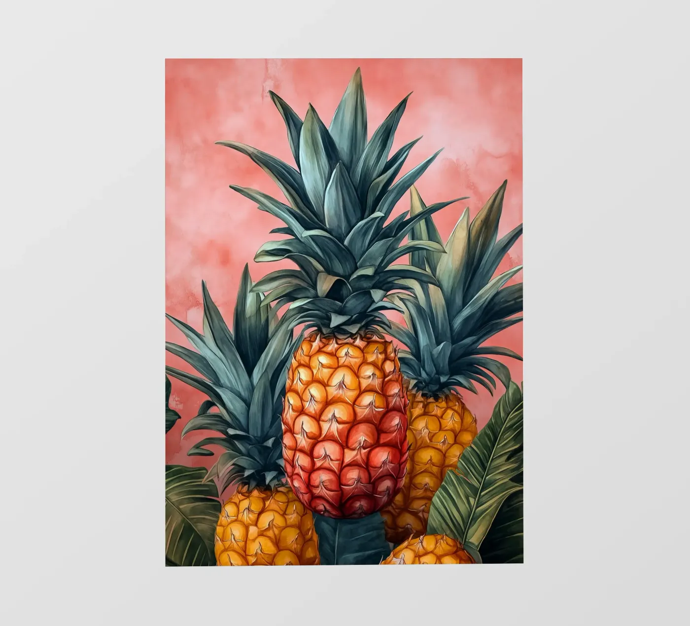 Pineapples Backlit Folie von Justyna Jaszke JBJart